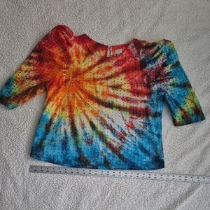 Colorful Tie-Dye Womens Shirt